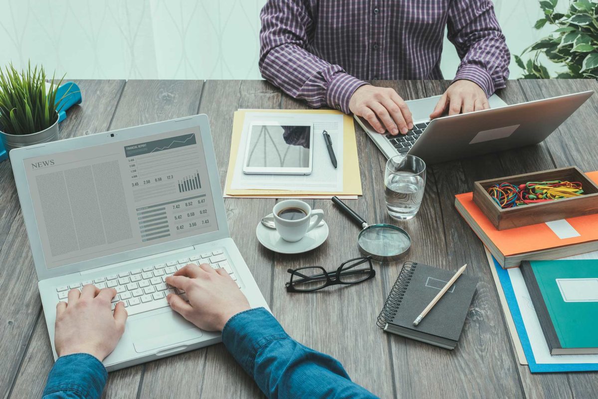 Mitarbeiter in der Firma